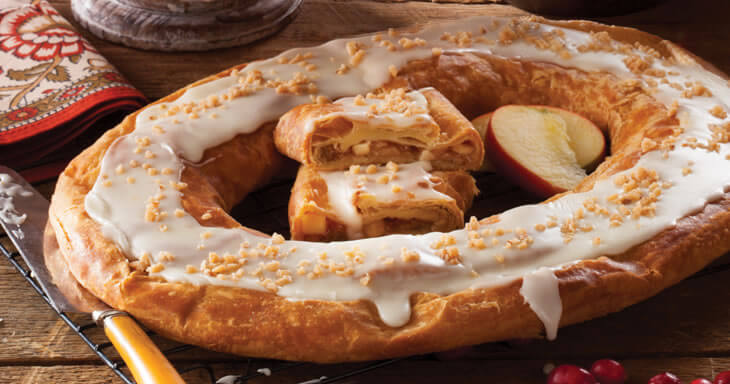 apple cinnamon harvest kringle