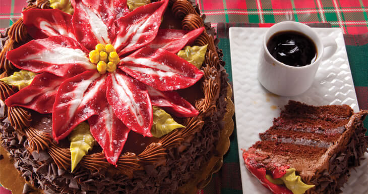 Item number: 472C - King's Poinsettia Cake