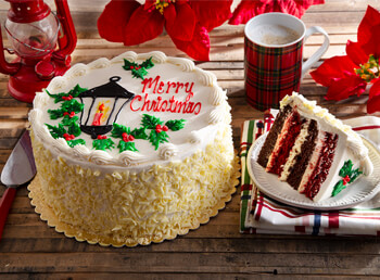 Merry Little Christmas Cake