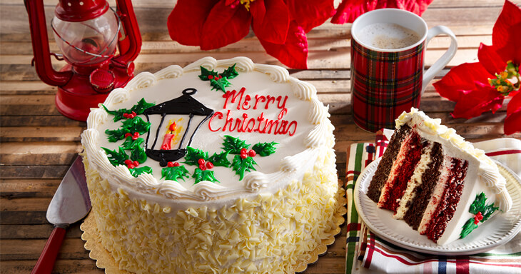 Item number: 523C - Merry Little Christmas Cake