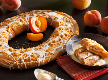 Peach Cobbler Kringle