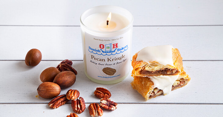 Item number: C085 - Pecan Kringle Scented Candle