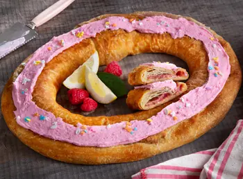 Item number: S145 - Raspberry Lemon Cheesecake Kringle