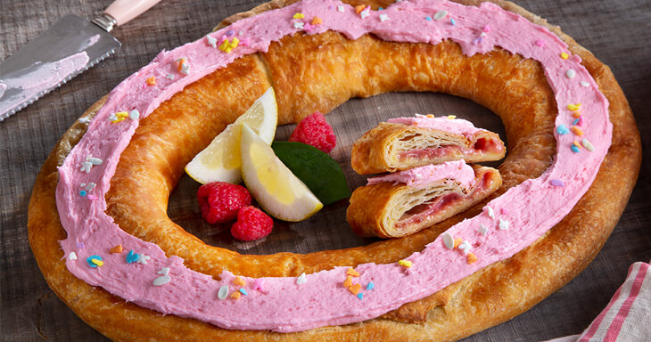 Item number: S145 - Raspberry Lemon Cheesecake Kringle