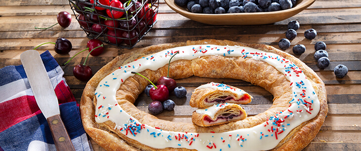 Item number: S110 - Red, White, and Blue Kringle