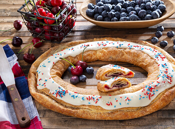 Item number: S110 - Red, White, and Blue Kringle