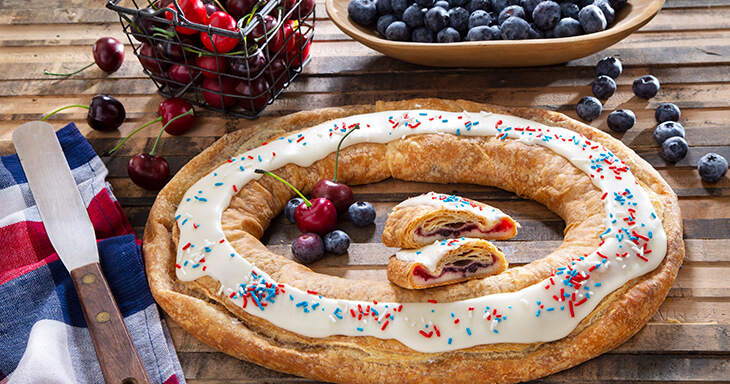 Red, White and Blue Kringle