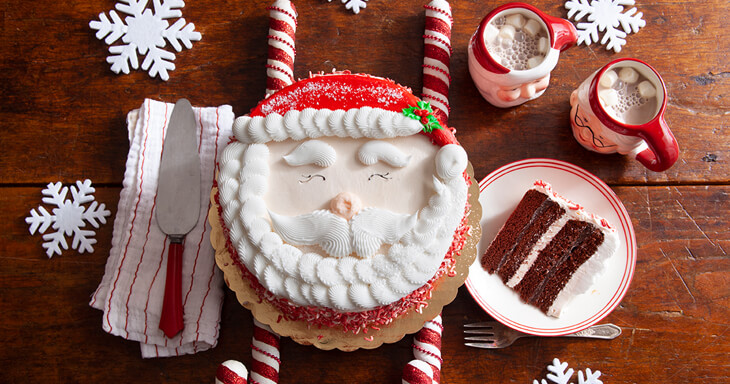 Santa's Chocolate Peppermint Cake