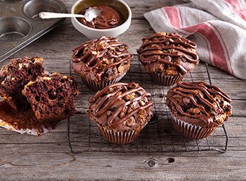 Triple Chocolate Jumbo Muffins (Gluten Free)