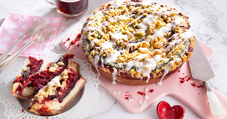 Valentine's Day Coffee Cake